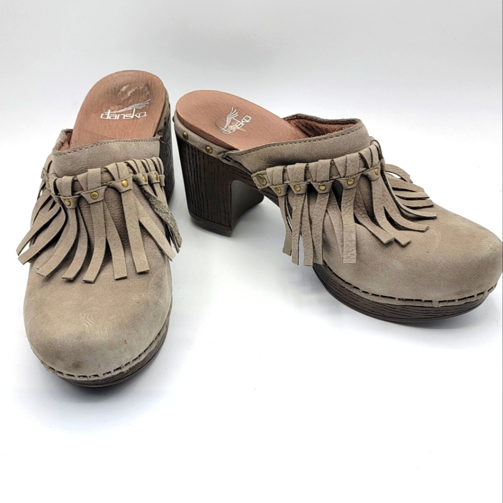 Dansko Deni Clog Mule Size 38 (Us 8). #1338 - image 1